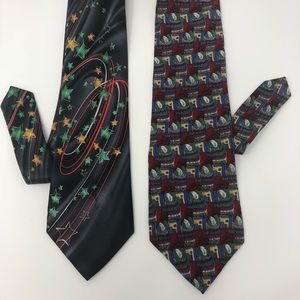 NEW 2 JERRY GARCIA Men’s Silk Neck Ties